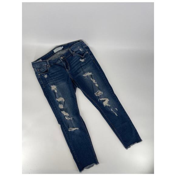 Torrid Womens Sz12 Ripped Jeans (B43#3) - Picture 1 of 8
